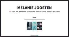 Desktop Screenshot of melaniejoosten.com